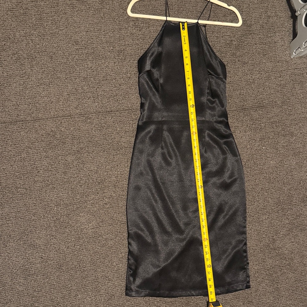 Lulu's Black Backless Dress - Picture 6 of 8